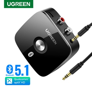 UGREEN Bluetooth Receiver 5.1 Wireless Audio Adapter aptX Wireless Music  Adapter with RCA Connection for Car Home Speaker