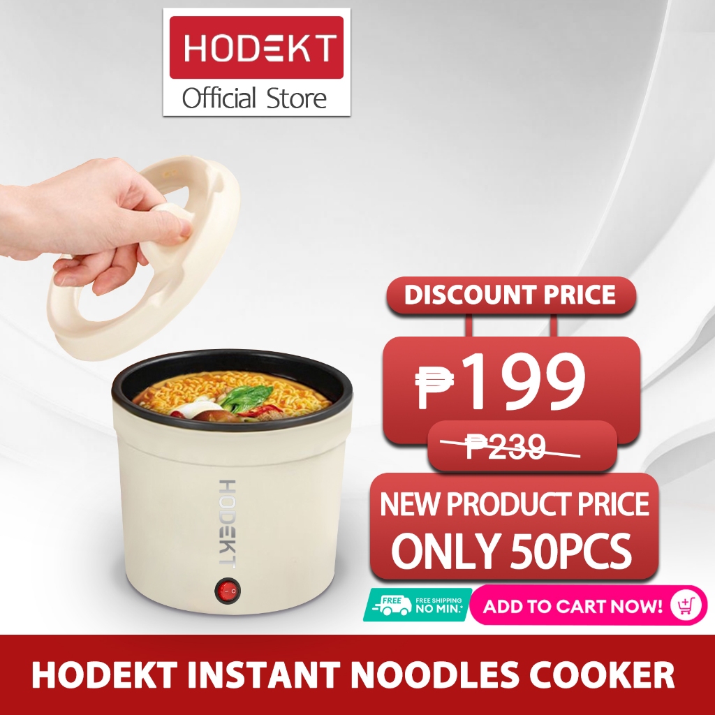 Hodekt Mini Electric Cooker Multifunctional Hot Pot Instant Noodles Pot