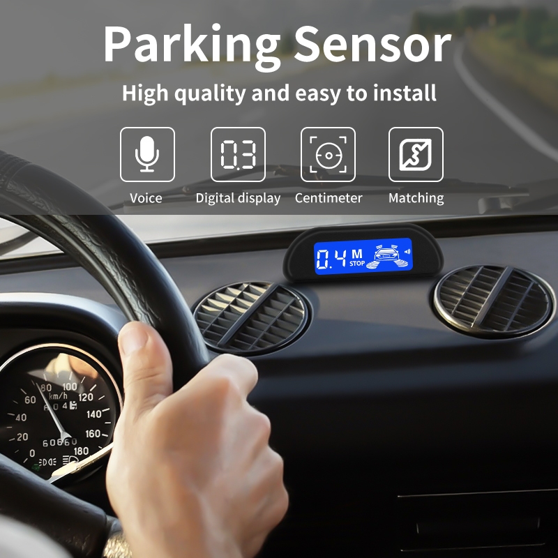 Reverse Parking Sensor Complete Kit 4*22mm Sensors With Digital Display ...