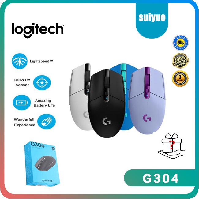 Logitech G304 Wireless 12000 dpi USB Receiver Wireless Gaming Mouse ...