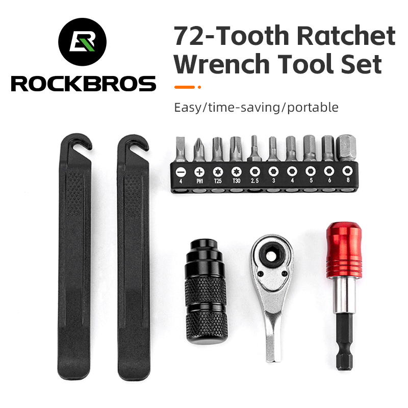 Ratchet Wrench Set Bike Tool Kit, Bike Repair Kit Mini Ratchet