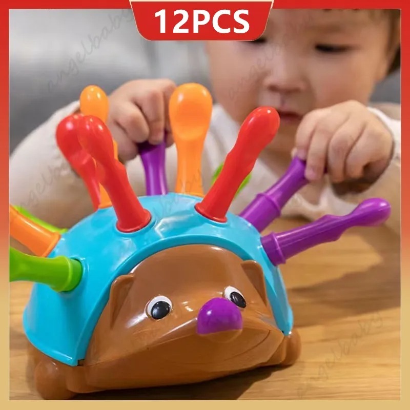 Spike The Fine Motor Educational Hedgehog Montessori Sensory Learning
