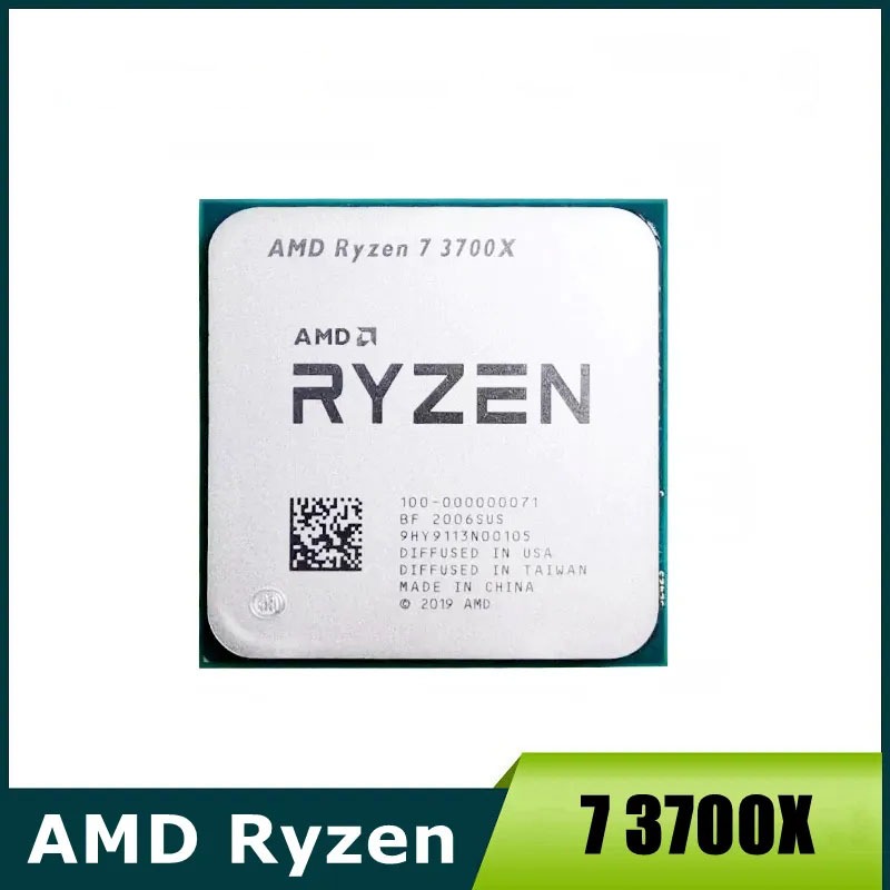 AMD Ryzen 7 3700X R7 3700X 3.6 GHz Used Eight-Core Sixteen-Thread CPU ...
