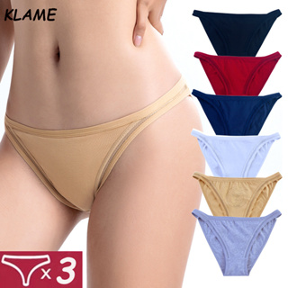 3PCS/Set Women Threaded Cotton Underwear T Pants Low Waist Panties For  Female Fashion Panty Sexy Thong Lingerie Comfort G-String - AliExpress