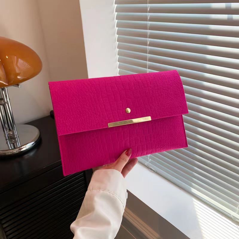 Clutch Bag Ladies Korean Version Unique Trendy Fashion Large-Capacity  Versatile Cross-Body Handbag