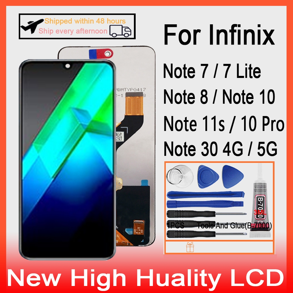 Original LCD infinix Note 7 Note 7 Lite Note 8 Note 10 Note 10 Pro Note ...