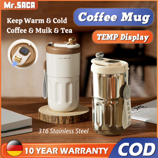 UPORS 8OZ Tumbler Stainless Steel Coffee Mug Double Wall Vacuum Insulated  Tea Cup With Lid Travel