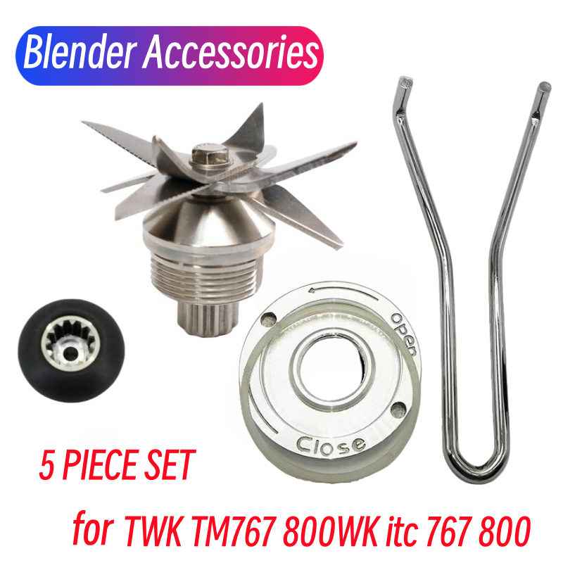 Blender Blades Set for TWK TM 767 800 TWK Jtc 767 800 Blades Knives Ice for Blender Replacement