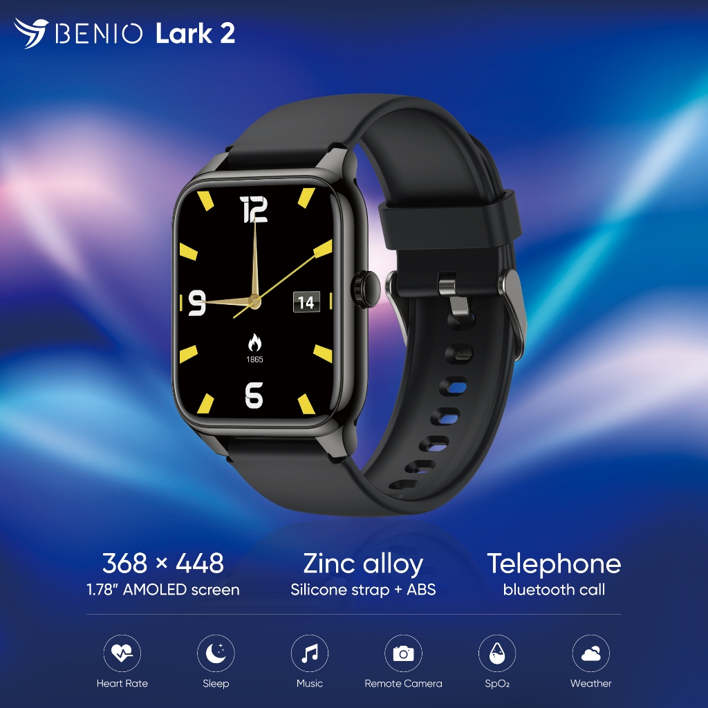 Lark Weight Loss Apple Watch App Free Gift】BENIO Lark Smart Watch