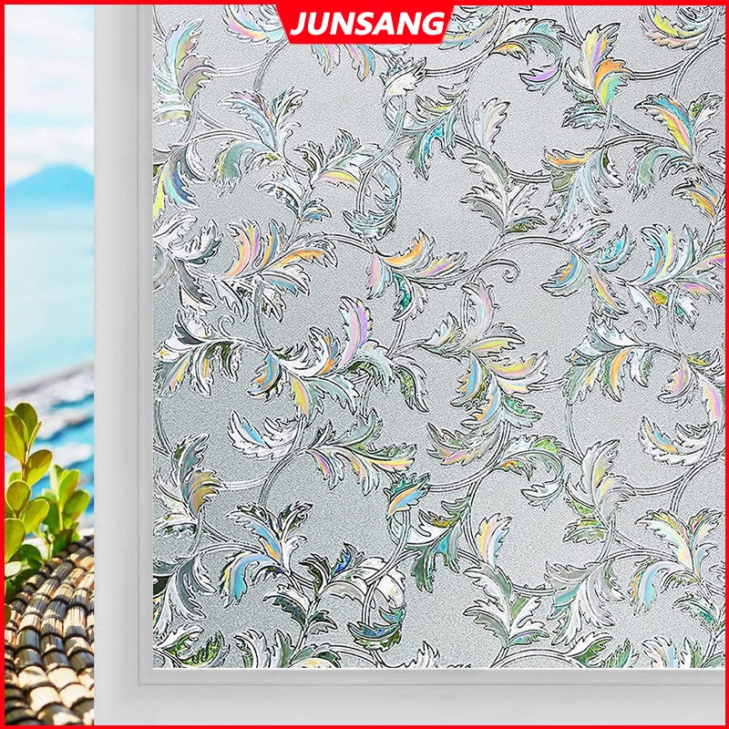 Glass window film sticker 3D decorative window stickers removable ...