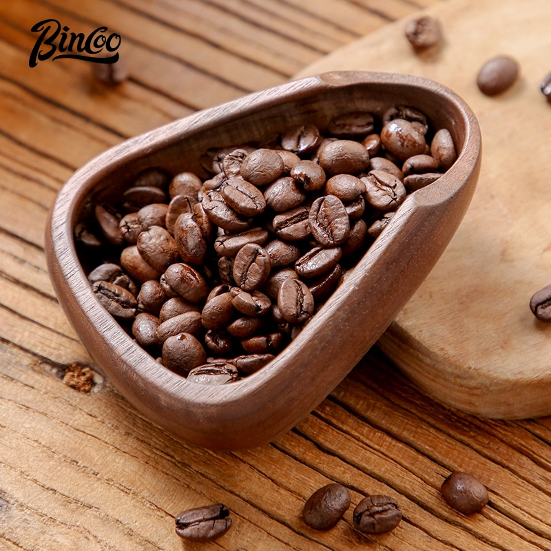 Bincoo Walnut Significant Hand Coffee Bean Means Cup Solid Wooden