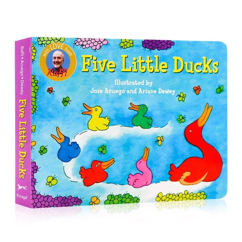 milu Gift Audio Picture Book Five Little Ducks Board Book Children's ...