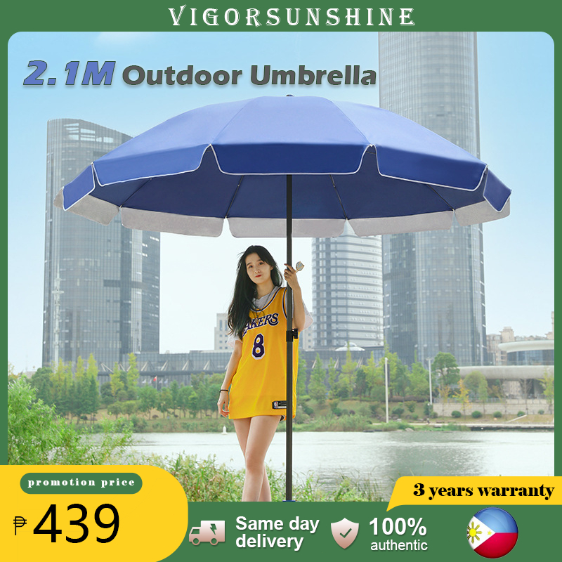 M M Parasol Inch Steel Double Layer Oxford Cloth Waterproof Uv Resistant Foldable M