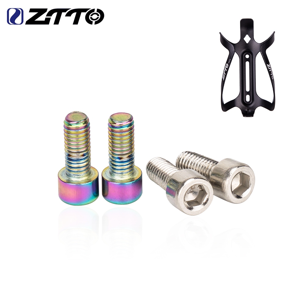 4pcs Titanium Ti Water Bottle Cage M5x12mm Bolt Button Head Allen Key Screw-in Screws From - Foto 6
