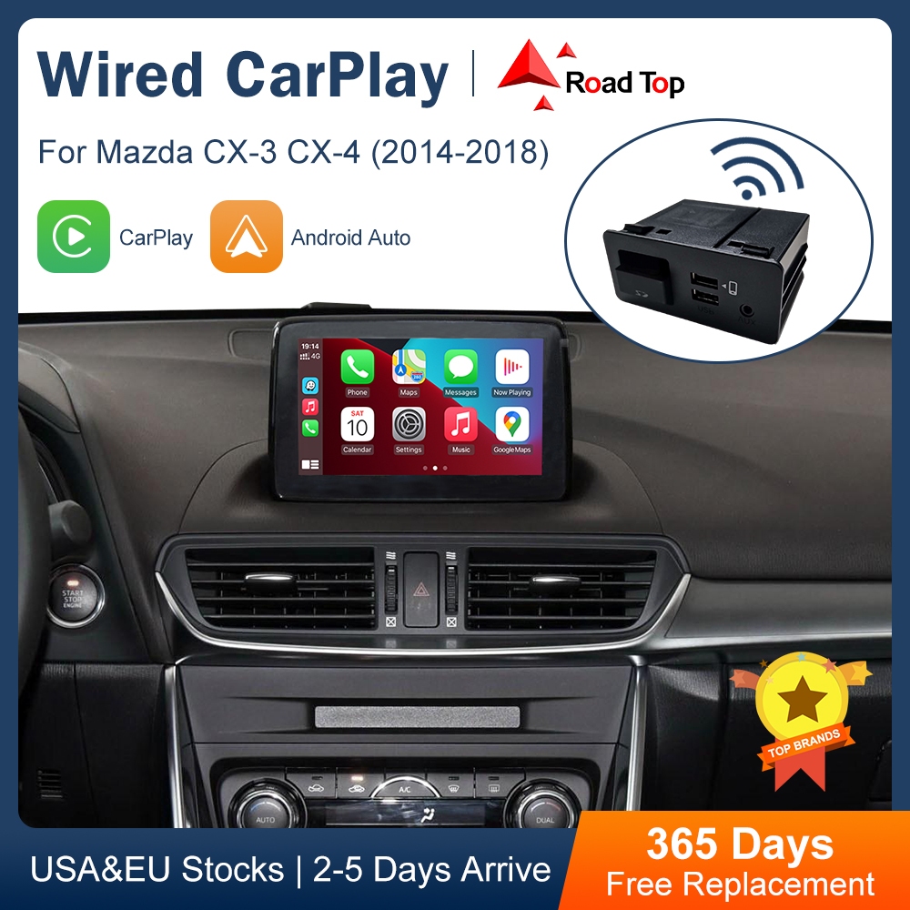 Retrofit Kit Decoder Android Auto USB Apple CarPlay for Mazda 3 6 2
