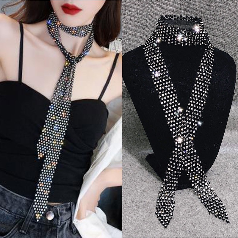men's and women's tie dance accessories, sequins, trendy and shiny ...