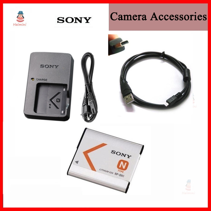 Sony DSCW320 W330 W510 W530 W610 camera NPBN1 battery + charger
