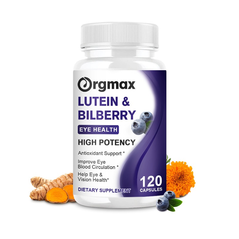 Orgmax Lutein & Bilberry Capsule With Turmeric Extract High Potency
