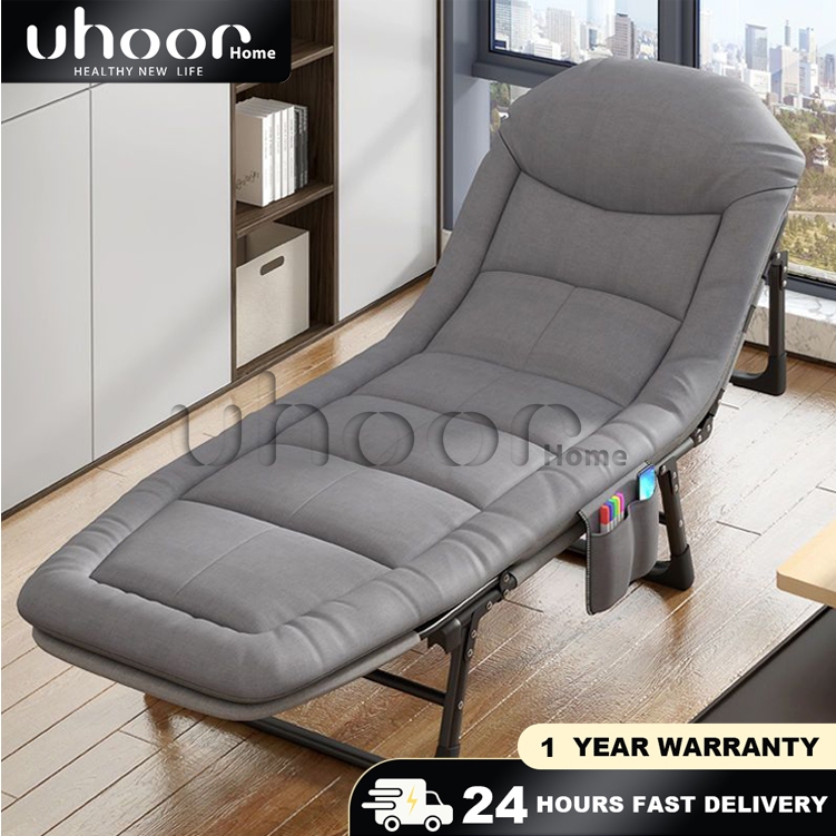 Folding Bed with Mattress Heavy Duty Single Foldable Bed Chair for