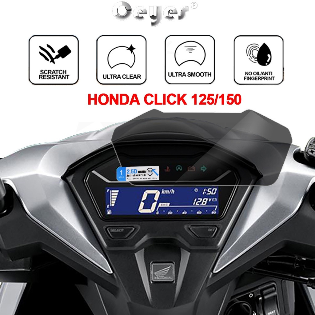Ceyes Panel Gauge Protector for Honda Click 125/150 Motorcycle Anti ...