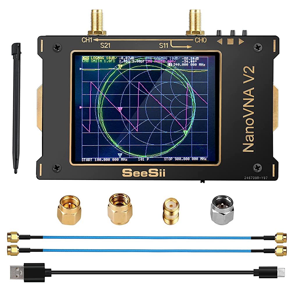 Nanovna SAA-V2 Vector Network Analyzer 10KHz~3GHz HF VHF UHF Antenna ...
