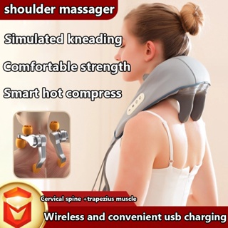 1Pc Wireless Mini Smart Cervical Massager For Home Use, Ems Neck Relaxation  Device, Neck Massage Tool, Gift Heated Neck Massager Perfect Gifts