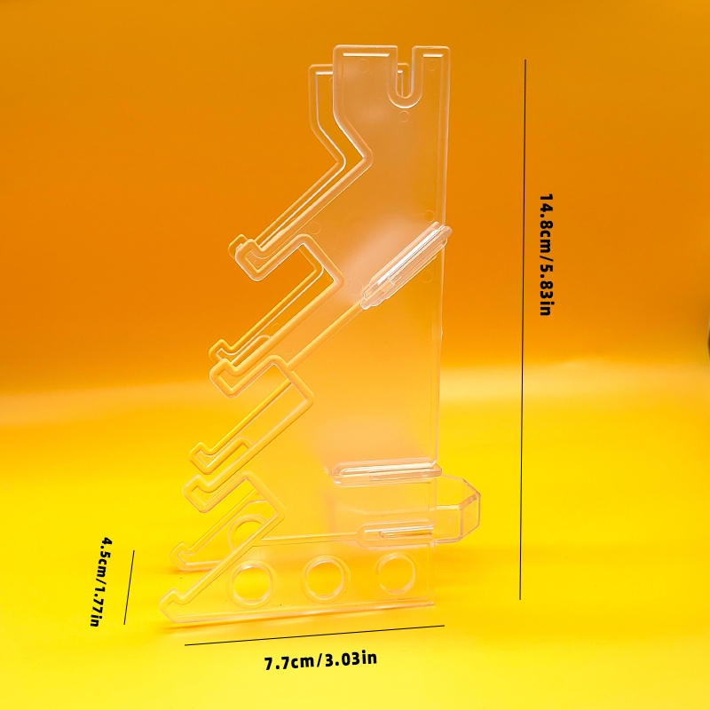 Finger Skateboard Rack Plastic Transparent Display Rack Finger Board ...