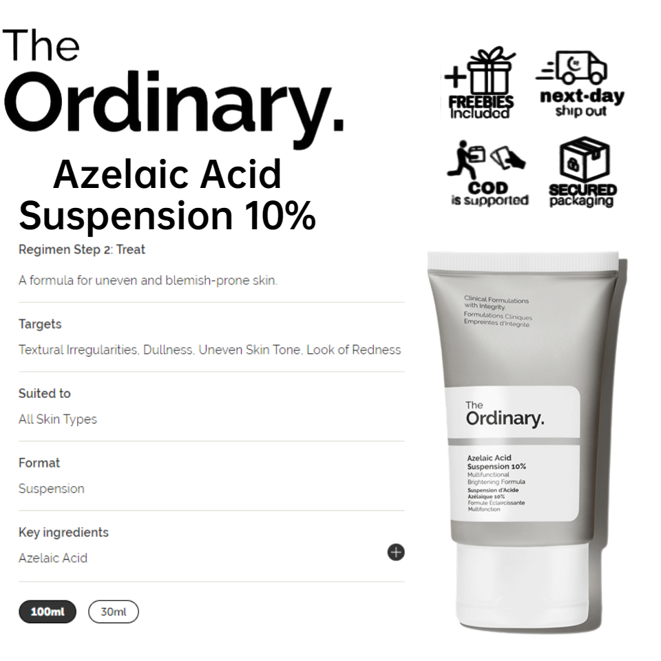 The Ordinary Azelaic Acid Suspension Acne Azelaic Acid Azalea Shrink ...