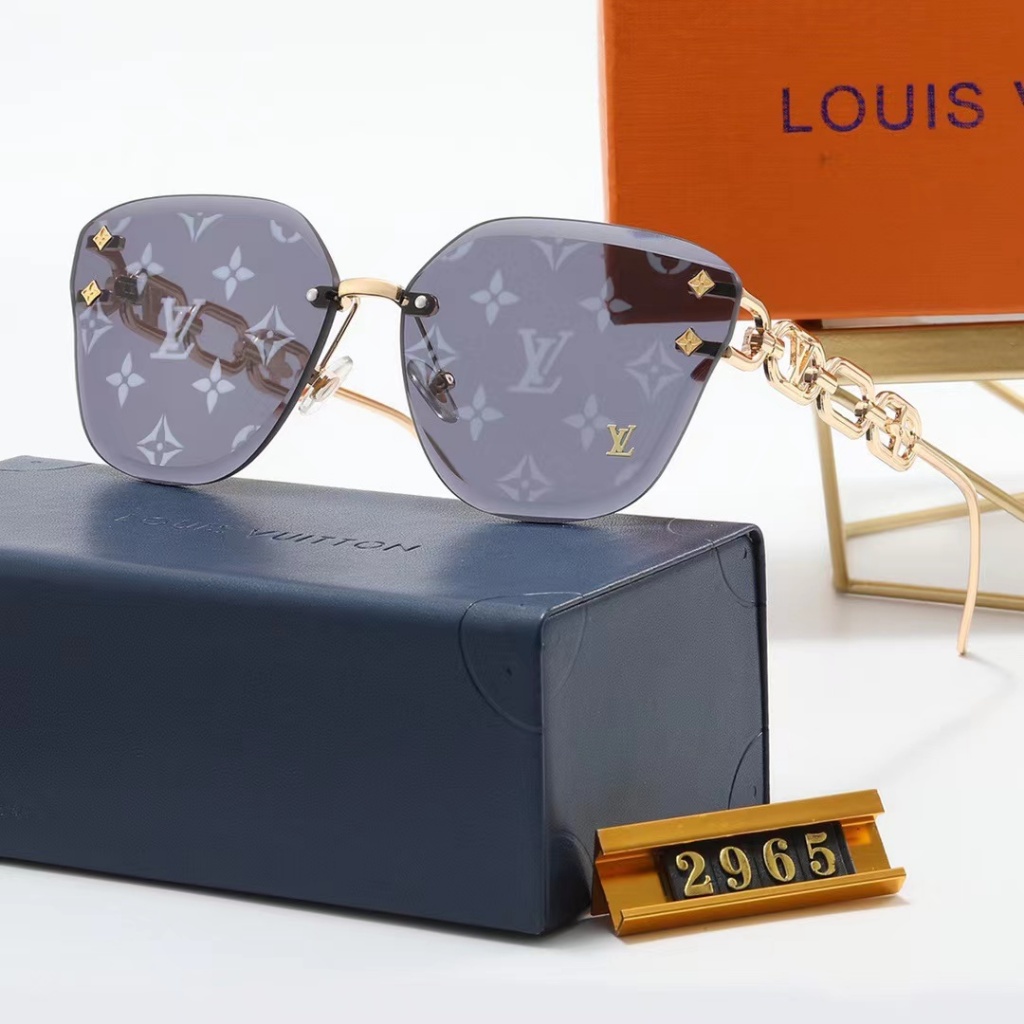 2023 New Fashion Women's Brand Designer JEWEL CAT EYE Sunglasses Beach