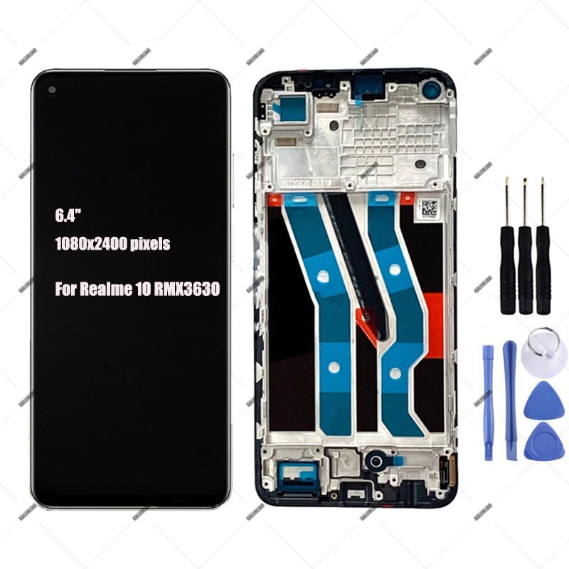 6.4" For Realme 10 RMX3630 LCD Display Touch Screen Digitizer Assembly ...