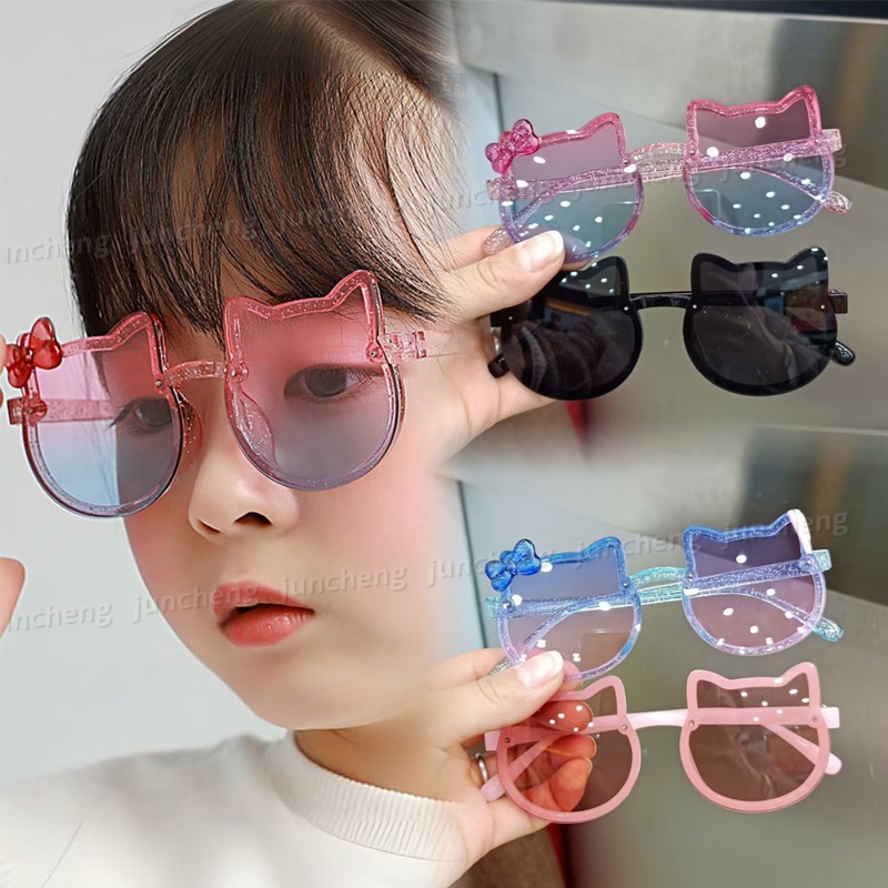 Kids Cat Sunglasses - White main image 0