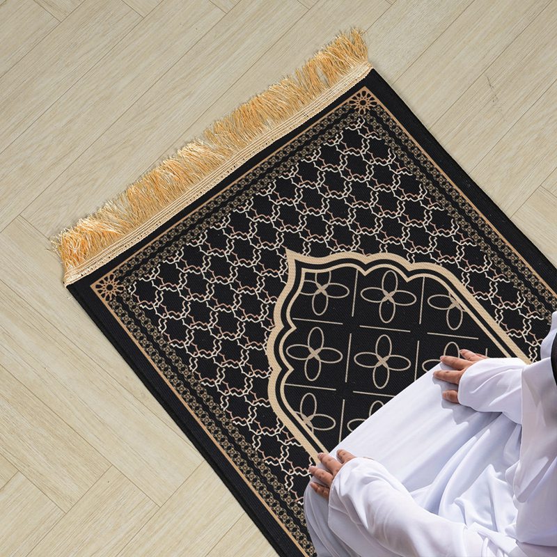 50*80cm Ramadan MUBARAK Prayer Mat 1pc Muslim Prayer Rug Non-slip ...