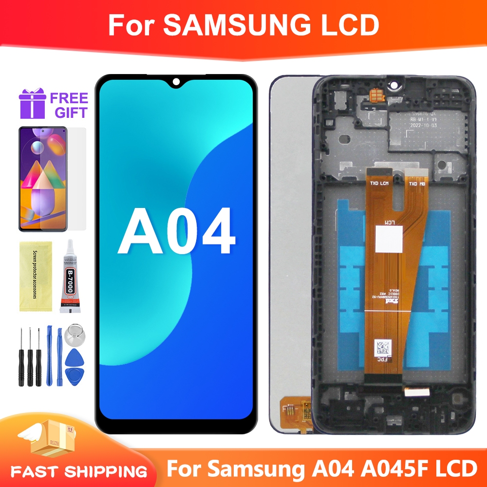 Original Lcd For Samsung Galaxy A04s A04 A04e A047 A045 A042 Lcd Original Display Touch Screen