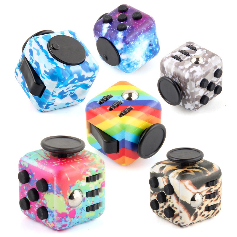 Fidget Cube Decompression Toy Hand Pinching Venting Anti Irritability ...