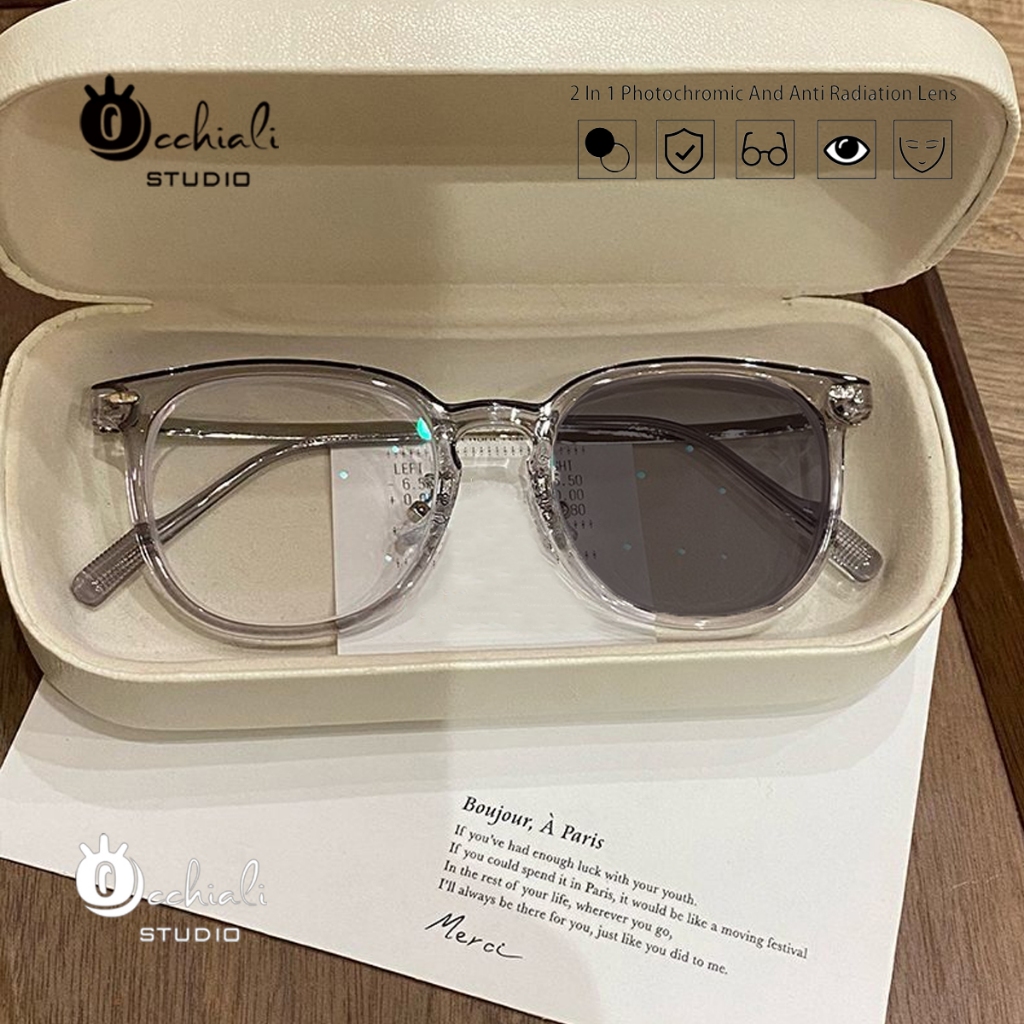 【With Free Case+Bag+Glass Cloth】Occhiali Studio Anti Radiation