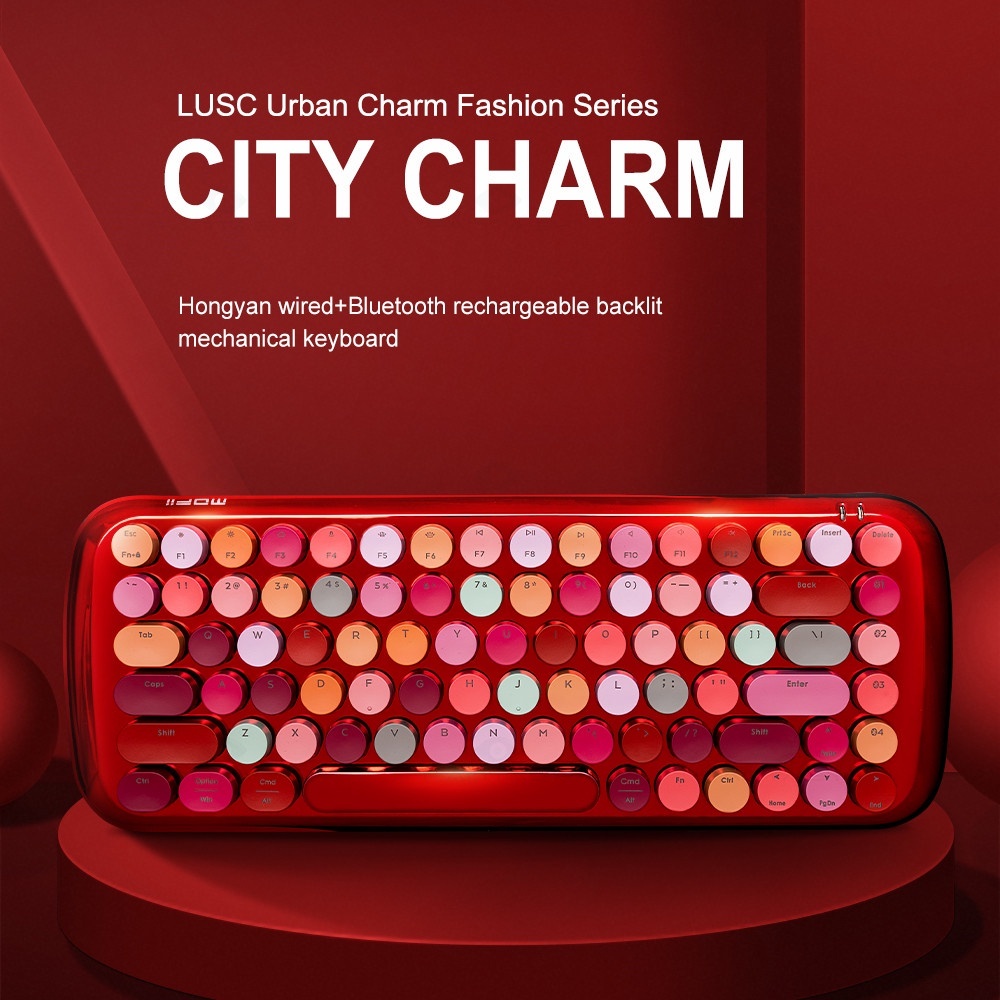 Mofii Lusc Romi Wireless Bluetooth Wired Threemode Rechargeable