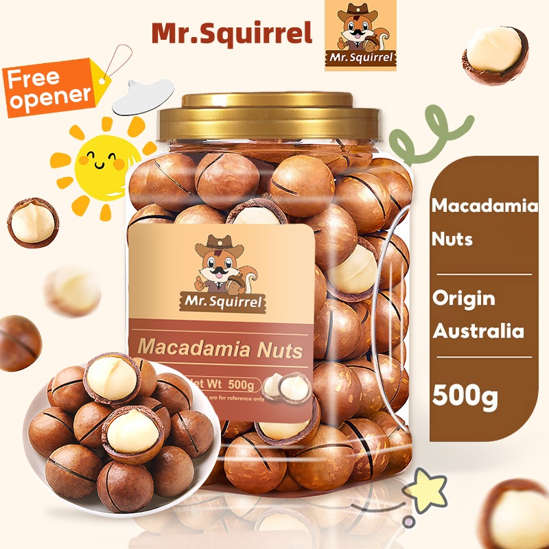Mr Squirrel Roasted Macadamia Nuts Mixed Nuts Creamy Nuts Snacks Dried