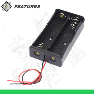 ENGLAB★18650 Battery Holder Socket with Wire Multiply Size Options ...