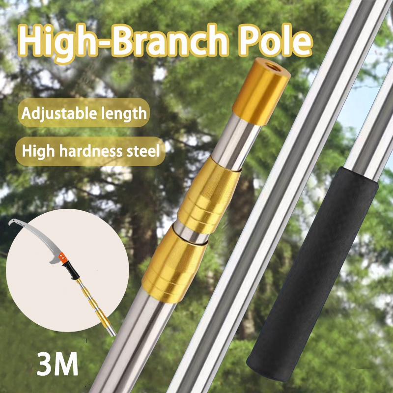 Fruit picker High branch Saw Pole 3-7M Telescopic Rod Saw for Tree ...