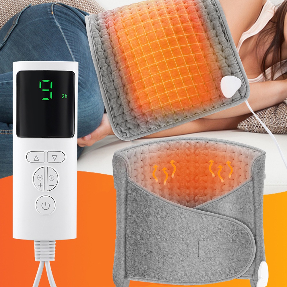 Hailicare Electric Heating Pad For Waist Warmer Velcro design