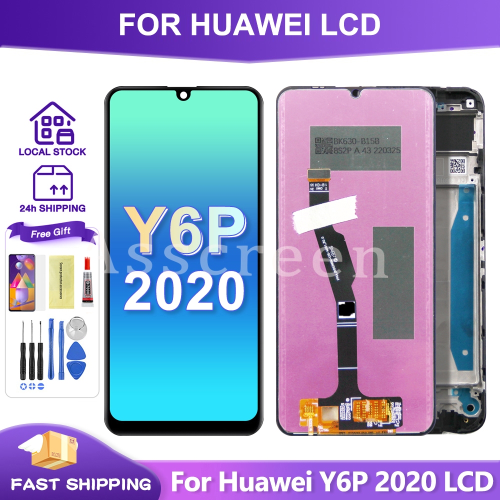 original-lcd-for-huawei-y6p-2020-lcd-display-screen-touch-with-frame