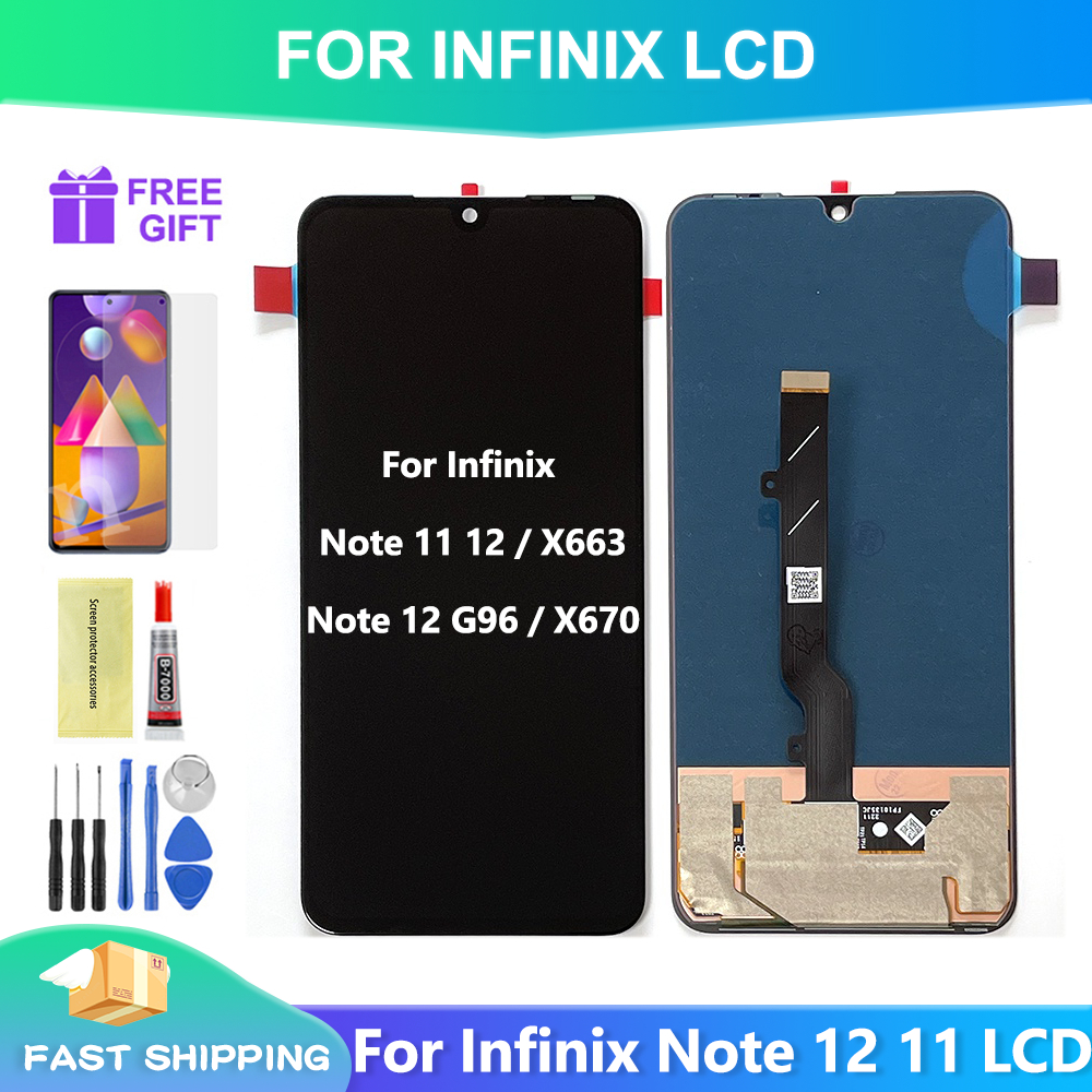 For Infinix Note 12 11 X663 X663B X663C / Infinix Note 12 G96 X670 LCD ...