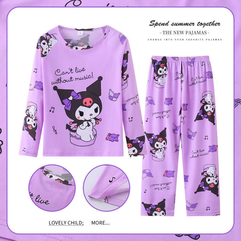 Women's Cute Cartoon Bear Long Sleeve Sleepwear Pjs Pajama Set