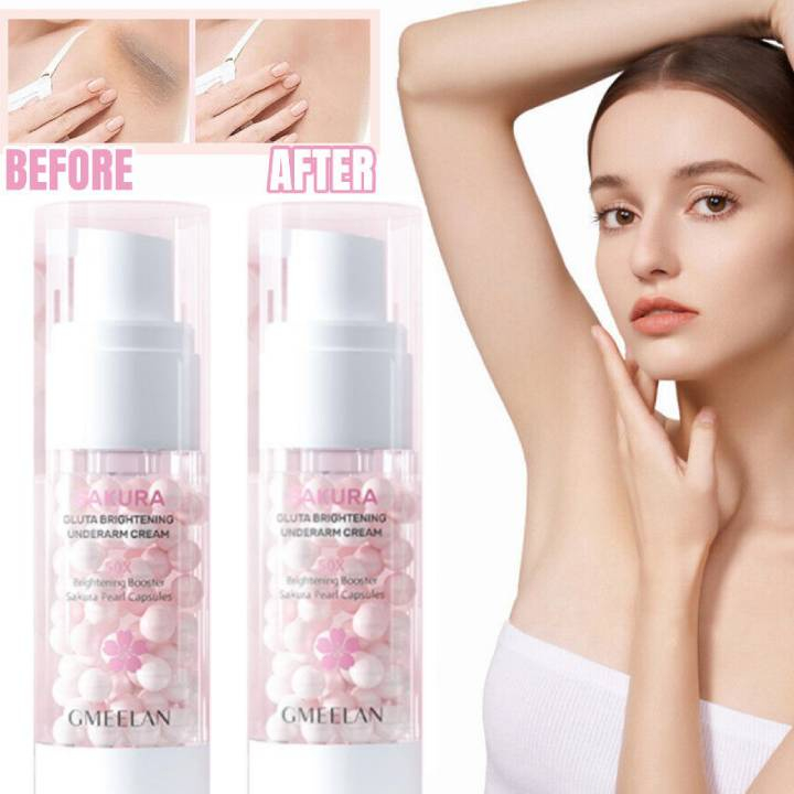 Lunoon Sakura Gluta Underarm Whitening Cream Body Lotion Moisturizer ...
