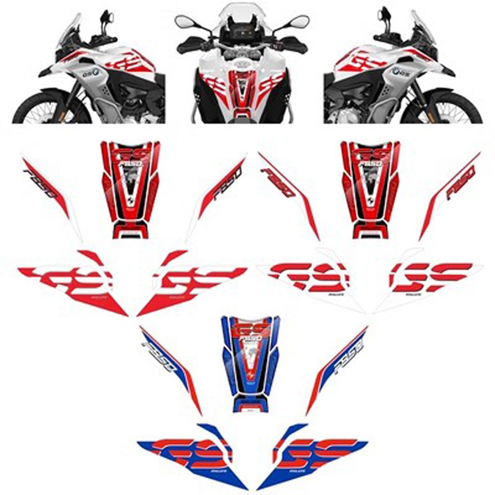 Motorcycle Fairing Sticker Kit Case for BMW F850GS Adventure ADV 40 ...