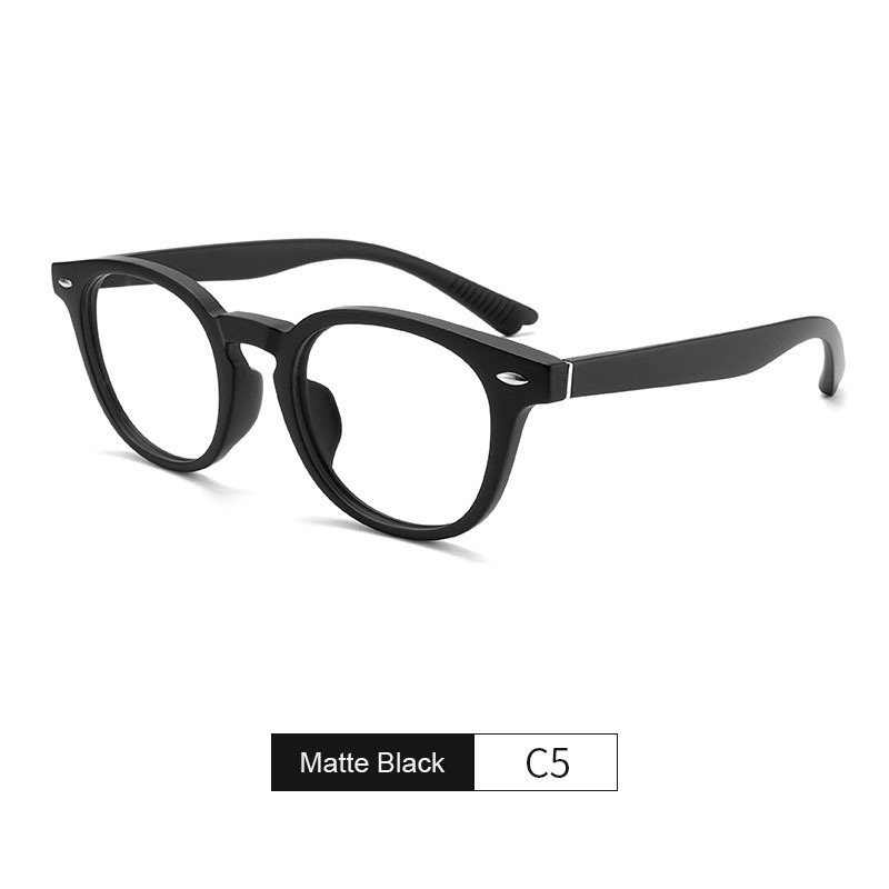 Fashion Handmade Optical Glasses Frame Men Women Retro Classic Round Eyeframe Small TR90 Metal Eyewear 3020