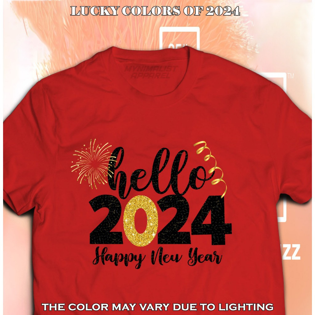 Hello 2024 Year Of The Dragon 2024 New Year Party Short Sleeve Round   Cn 11134207 7r98o Lpvs3e7yolco38