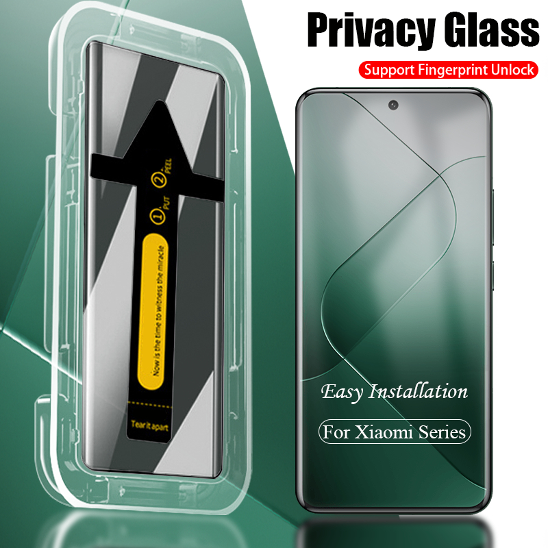 For Xiaomi 14 13T 13 Lite 12 12S 11 Pro Tempered Glass Privacy Screen  Protector