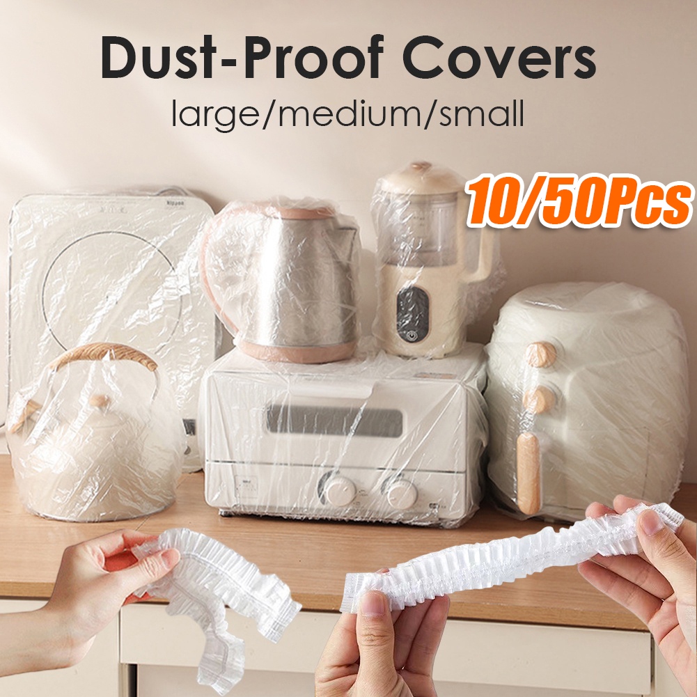50/10Pcs Large Thickened Dustproof Cover AllPurpose Disposable Plastic
