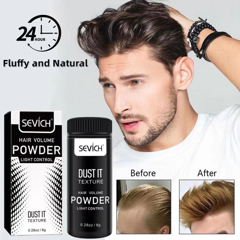 SEVICH Hair Powder For Man Styling Refreshing Fluffy Powder 8g | Shopee ...